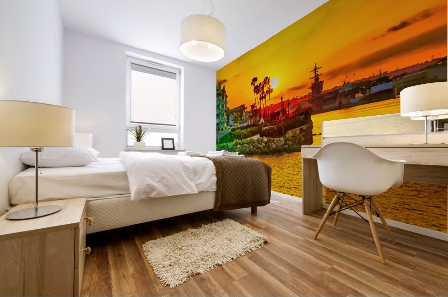 PACIFIC SUNSET  Mural print