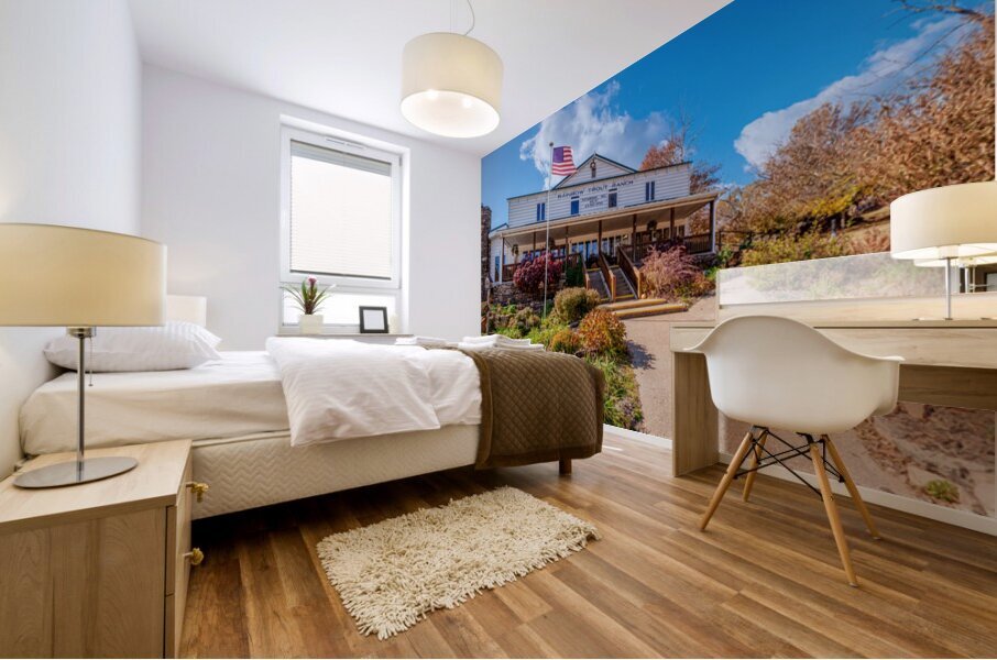 Rockbridge Rainbow Trout Ranch Building Mural print