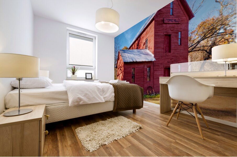Topaz Mill Vertical Mural print