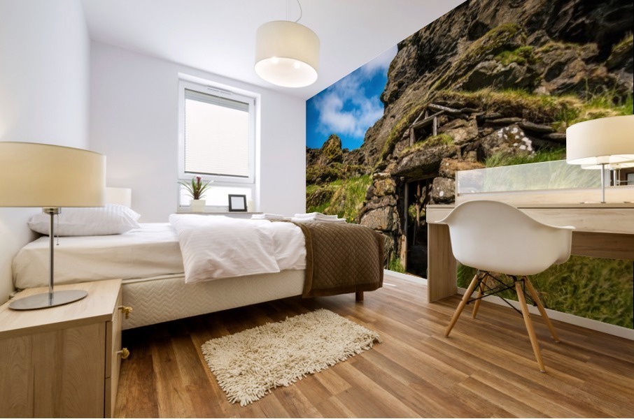 Icelandic Hut Mural print
