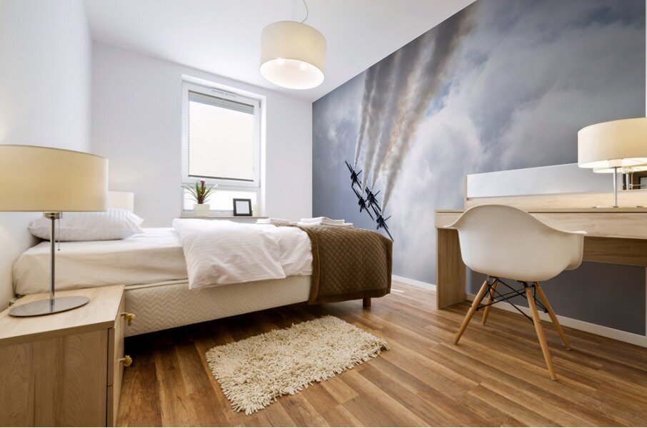 Blue Angels Diamond Pattern Mural print