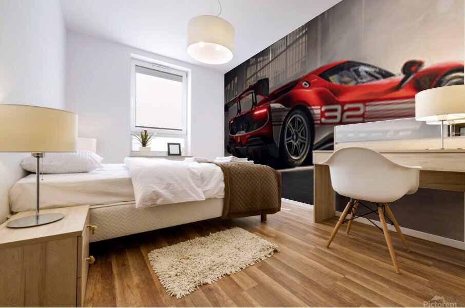 2024 Ferrari 296 Challenge 002 1440sw Mural print