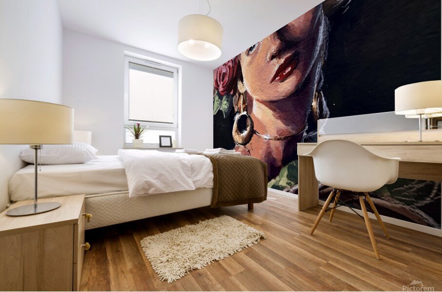 The Rose Mural print