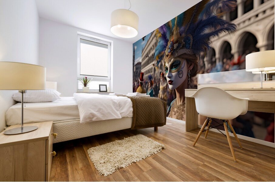 SHE LOOKS FAMILIAR. Mural print