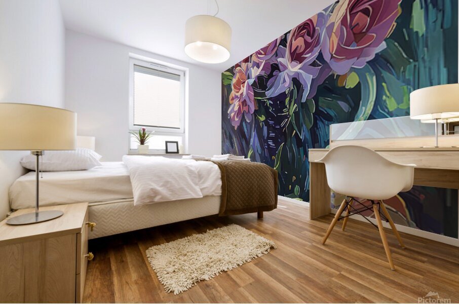 Arte 001 flowers fruits photo Mural print