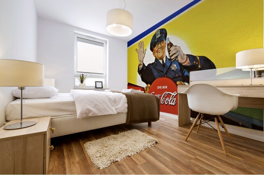 1938 Coca Cola Ad Wall Art Mural print