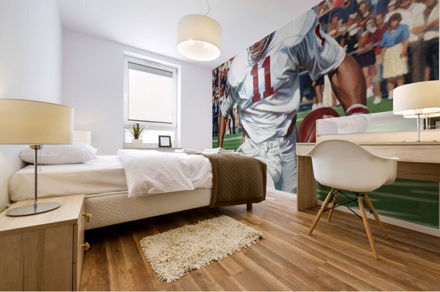 1972 Oklahoma Sooners Football Painting Mural print