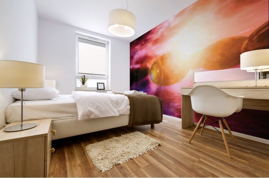 Eloras Sunrise Mural print