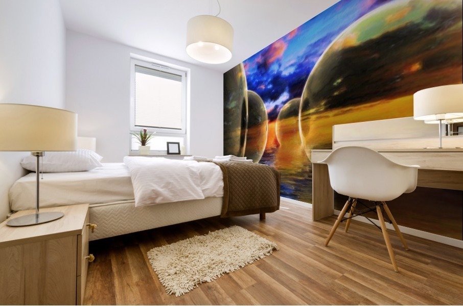 Sea of Tranquility Mural print