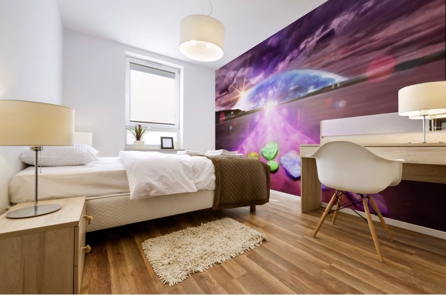 Ascendant Flux Mural print