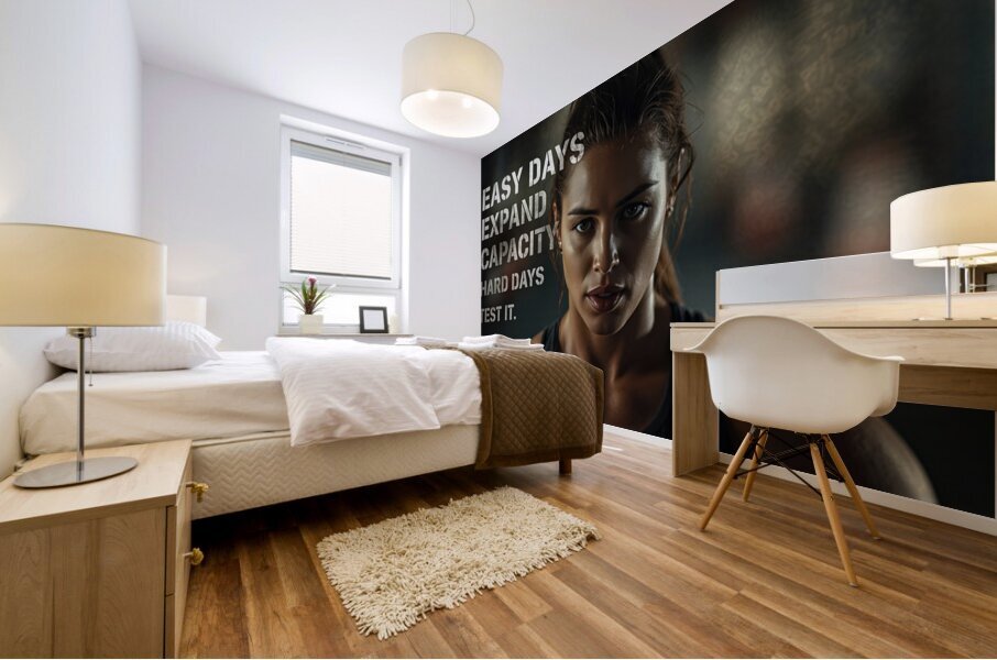 Expand and Test — Strength Forged in Every Day Mural print