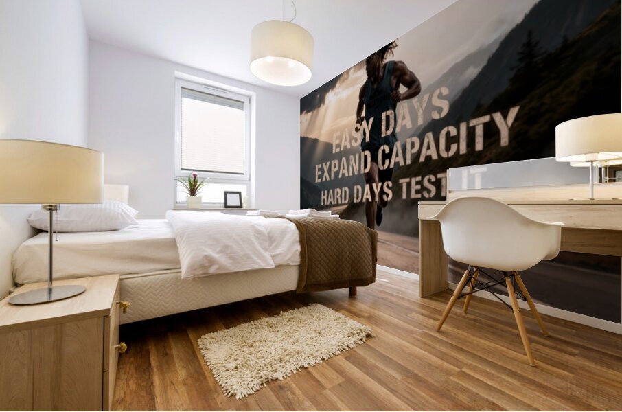 Expand Capacity — Earned Through Effort Mural print