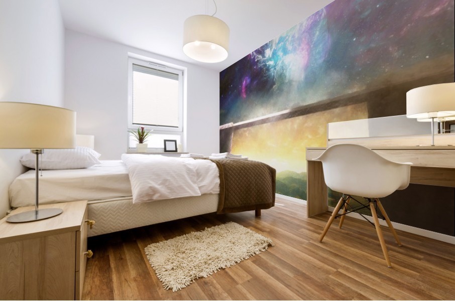 Origin Divided Mural print