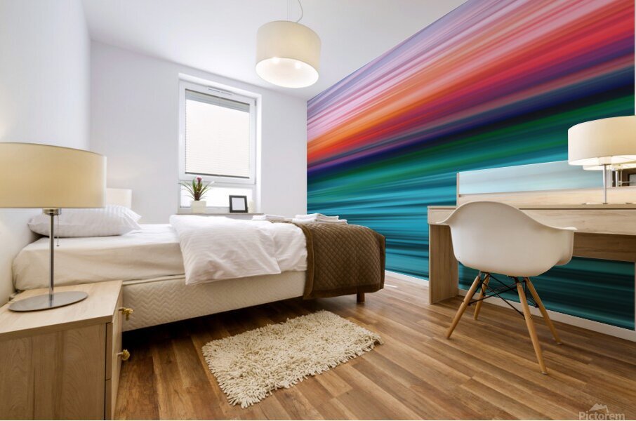 Sunset Burst Mural print