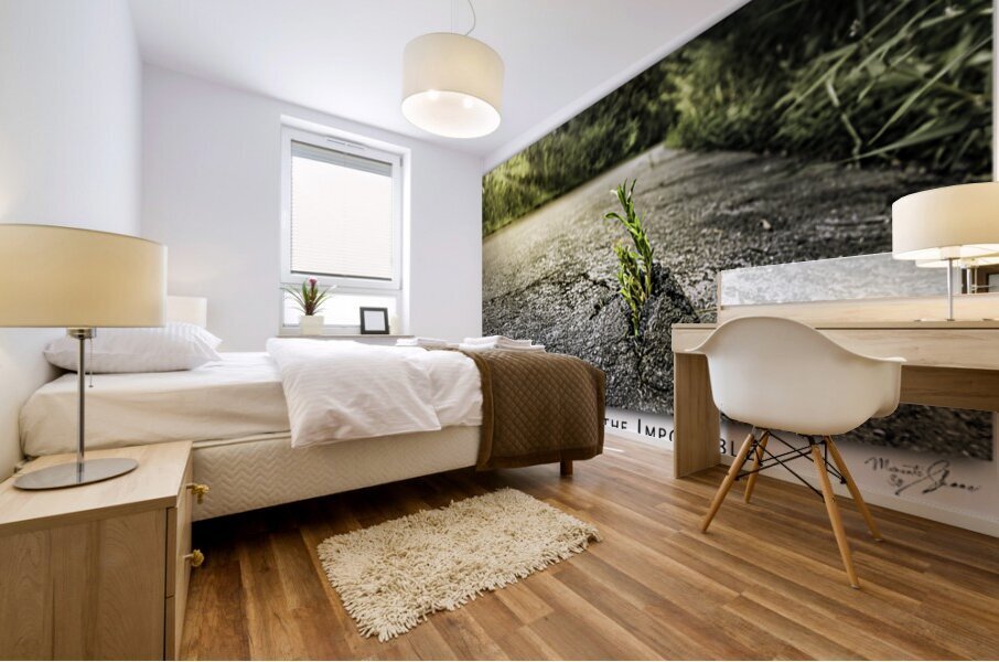 Rise through the Impossible Mural print