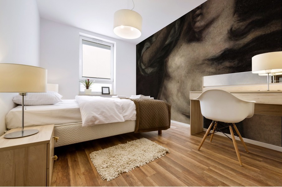 Trois baigneuses Mural print