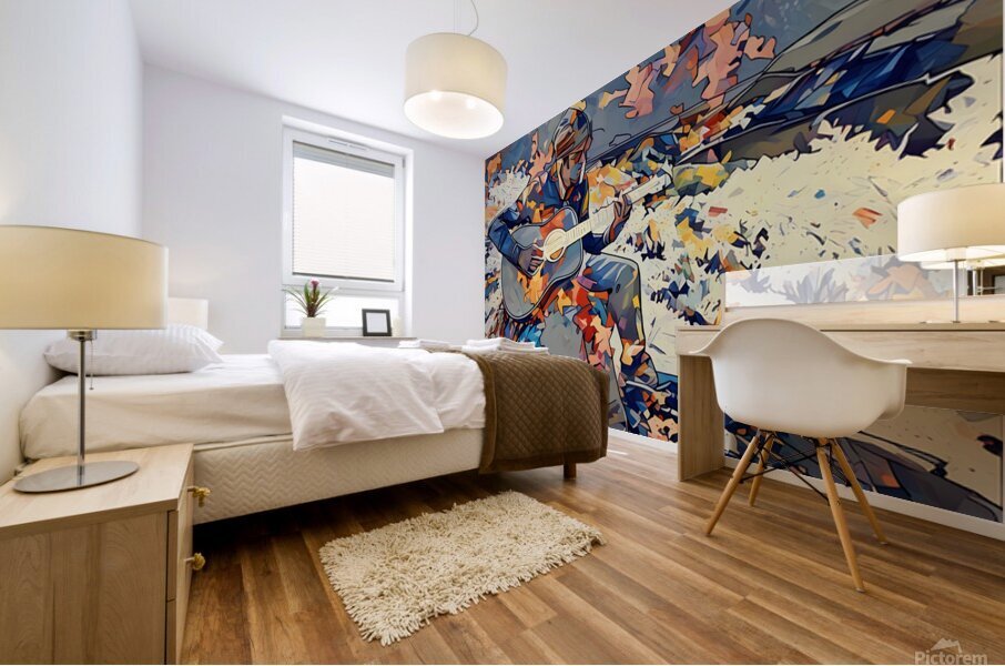 ArtXcl 225 abstract musician Mural print