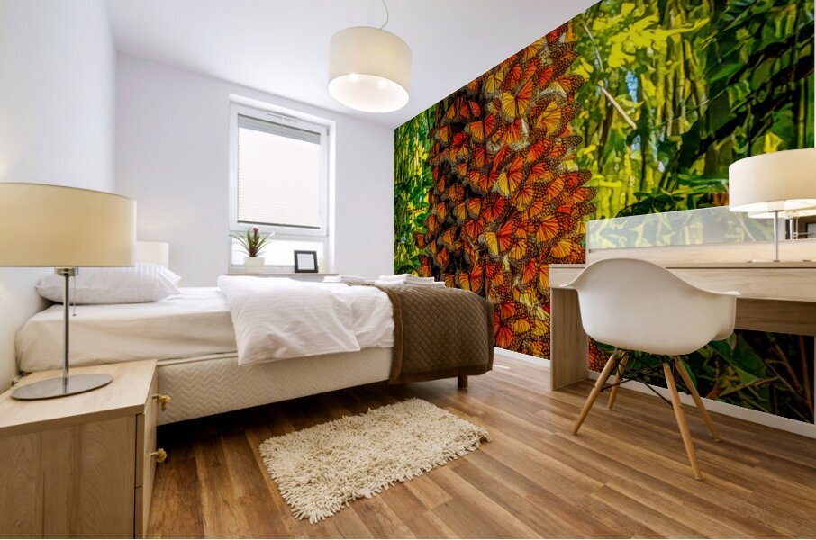 Monarchs Glad to be Home Mural print