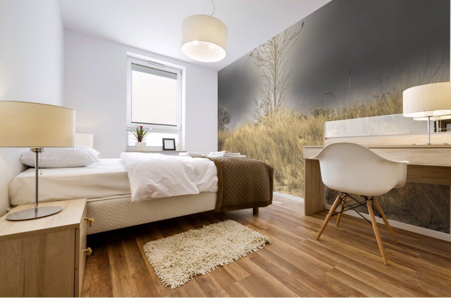 Virginia Beach Lonely Sand Dune Tree Mural print