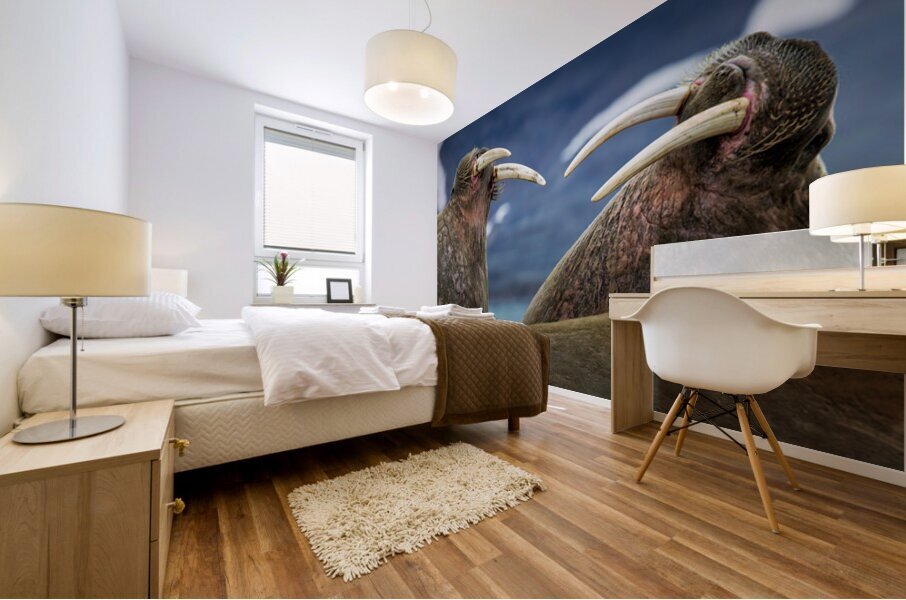 SIBLING QUARRELS Mural print