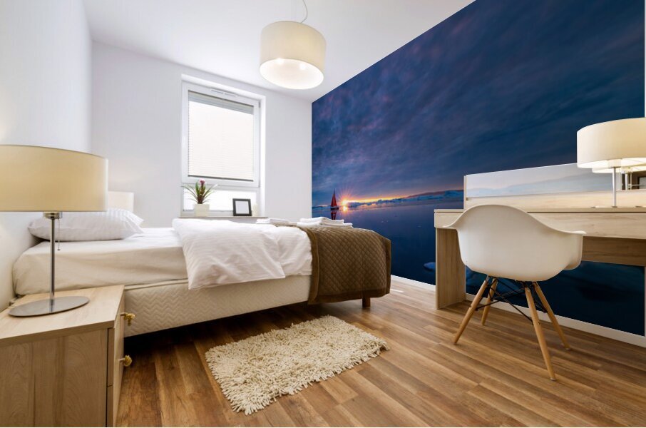 MIDNIGHT SUNSET Impression murale