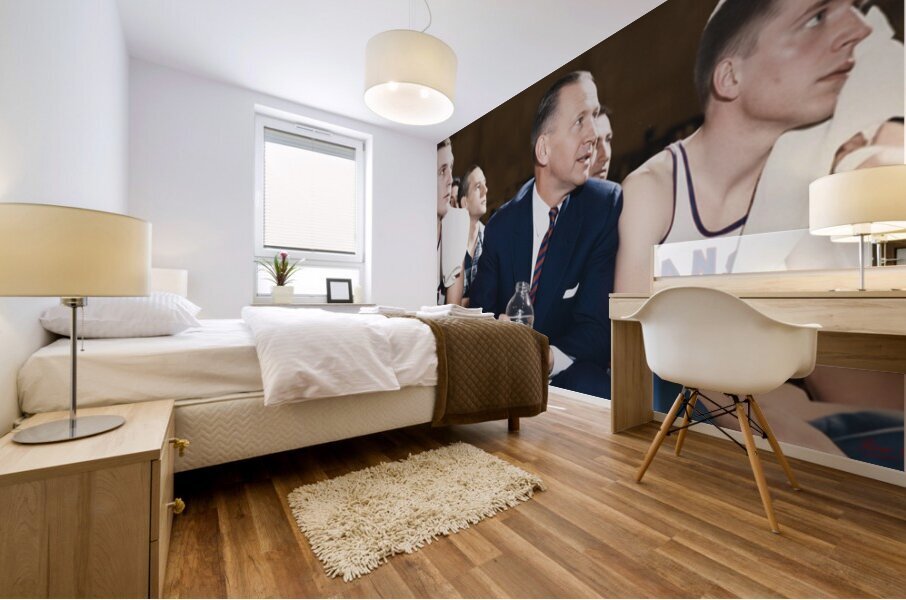 Coach Phog Allen Kansas Jayhawks Basketball Sideline Mural print