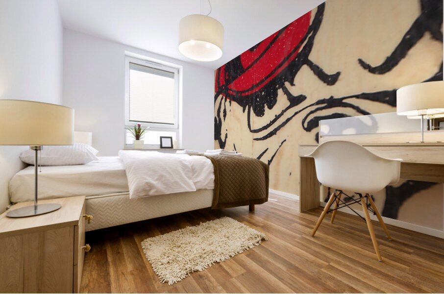 1950s Georgia Bulldog Decal Remix Art Mural print