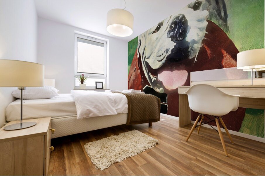 Vintage UGA Bulldog Art | Row One Mural print