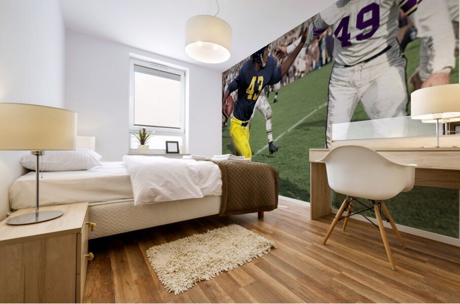 Michigan Wolverines Football Star Jim Pace | Row One Brand Mural print