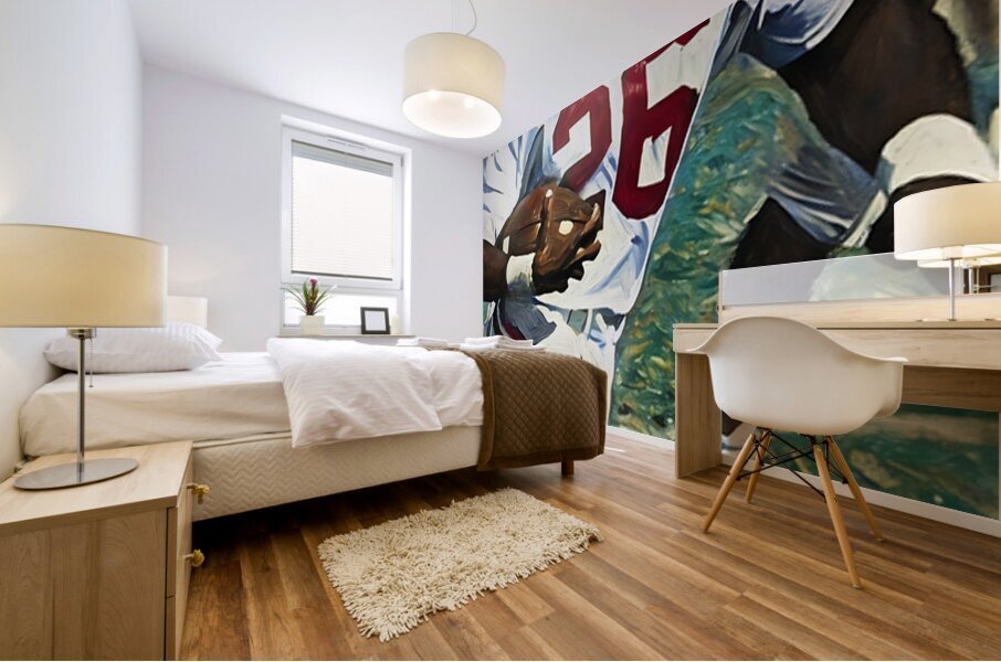 1986 Alabama Football Art Mural print