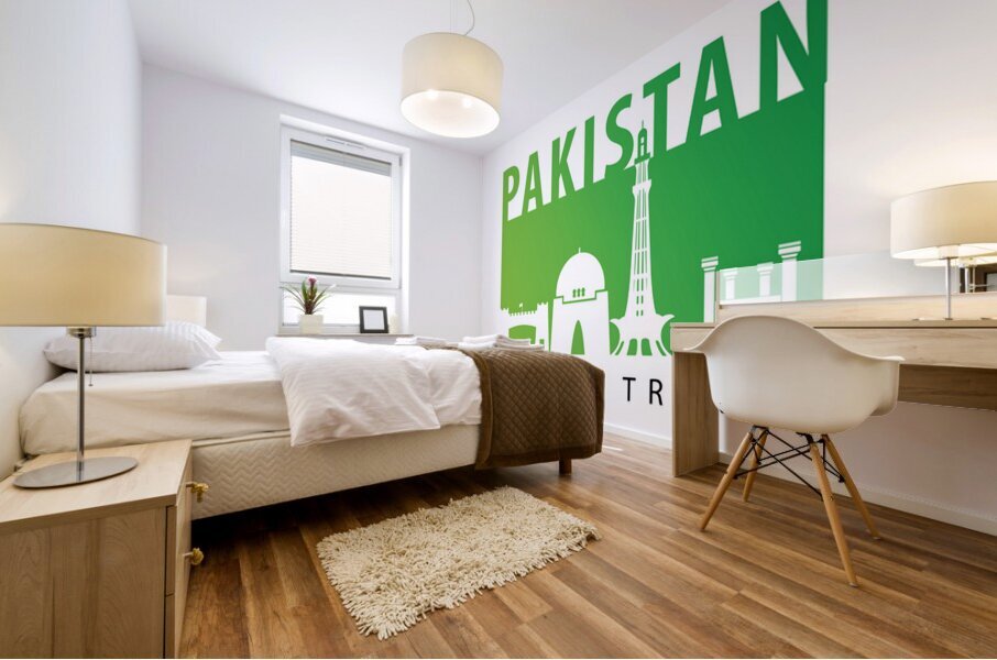 Travel to Pakistan Mural print
