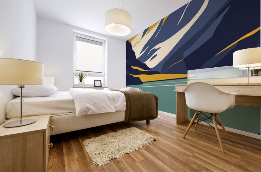 Torres Del Paine national park Mural print