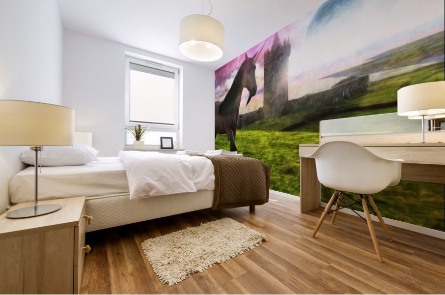 The Unicorn House Mural print