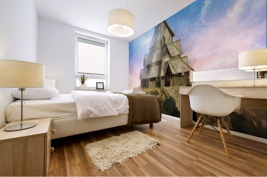 The Viking House Mural print