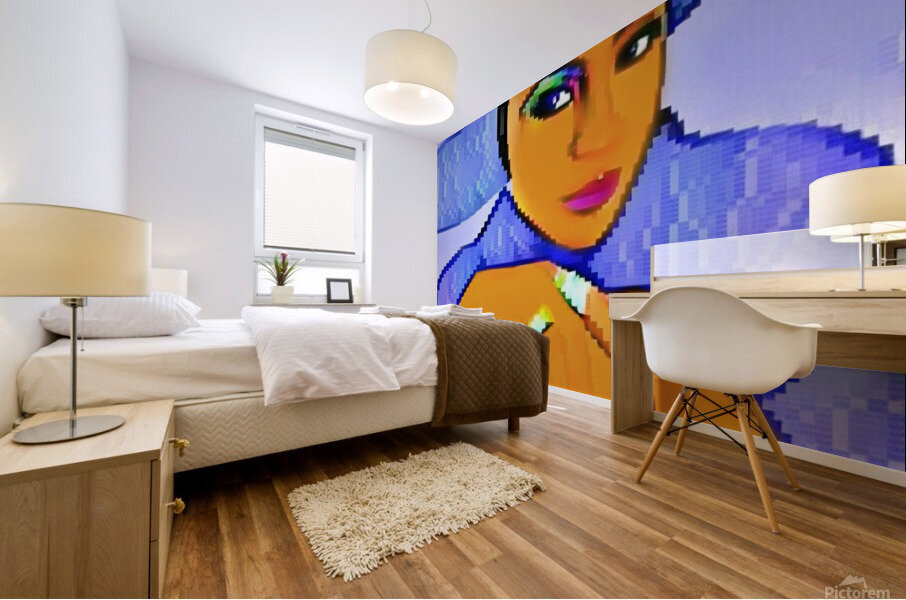 Glimpse v2 Mural print