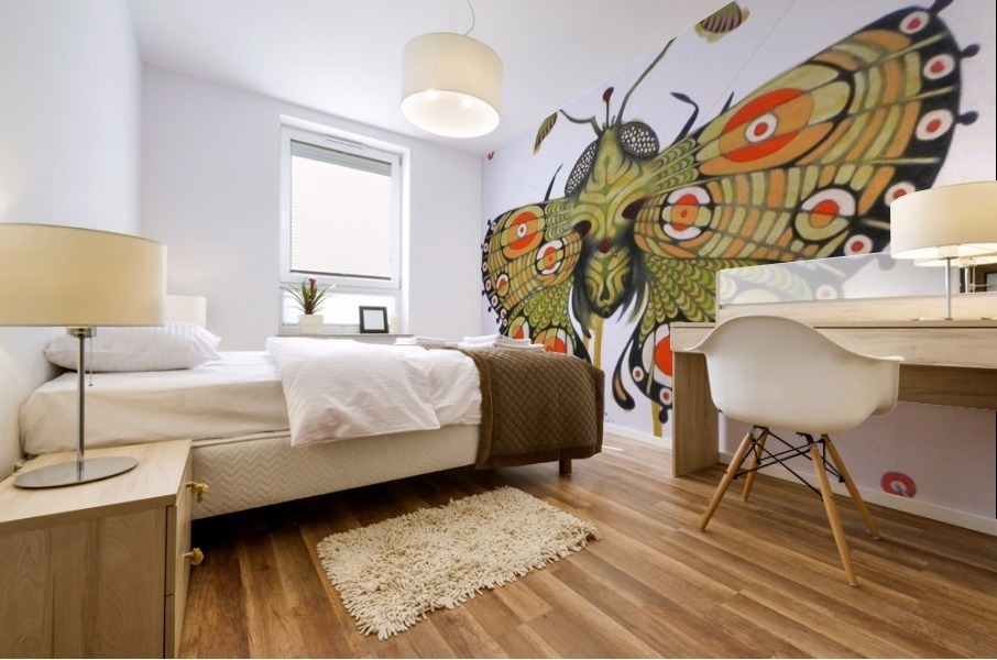moth Mural print