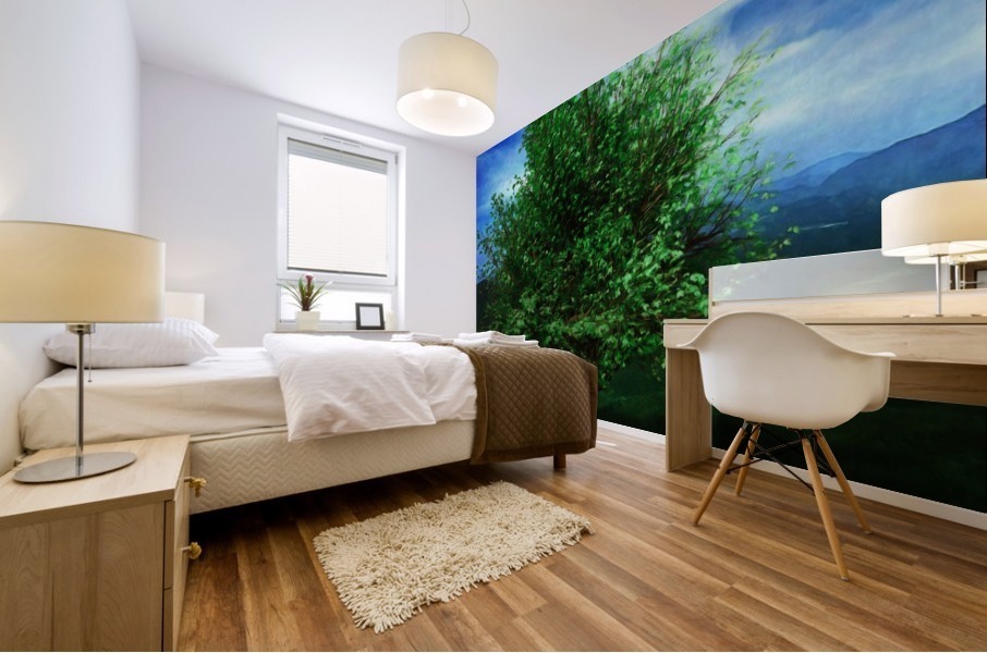 The Katahdin Tree Mural print