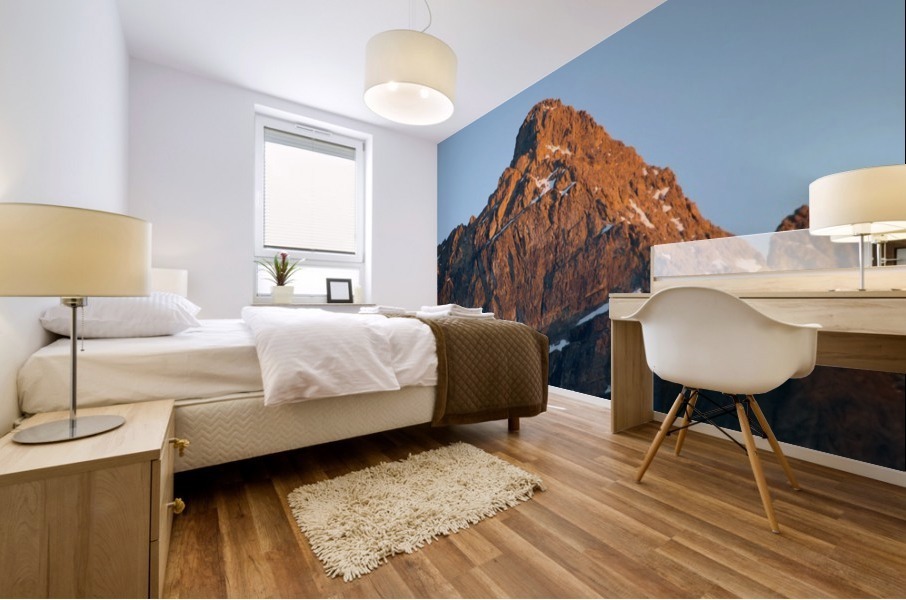 Jagged Peaks Mural print