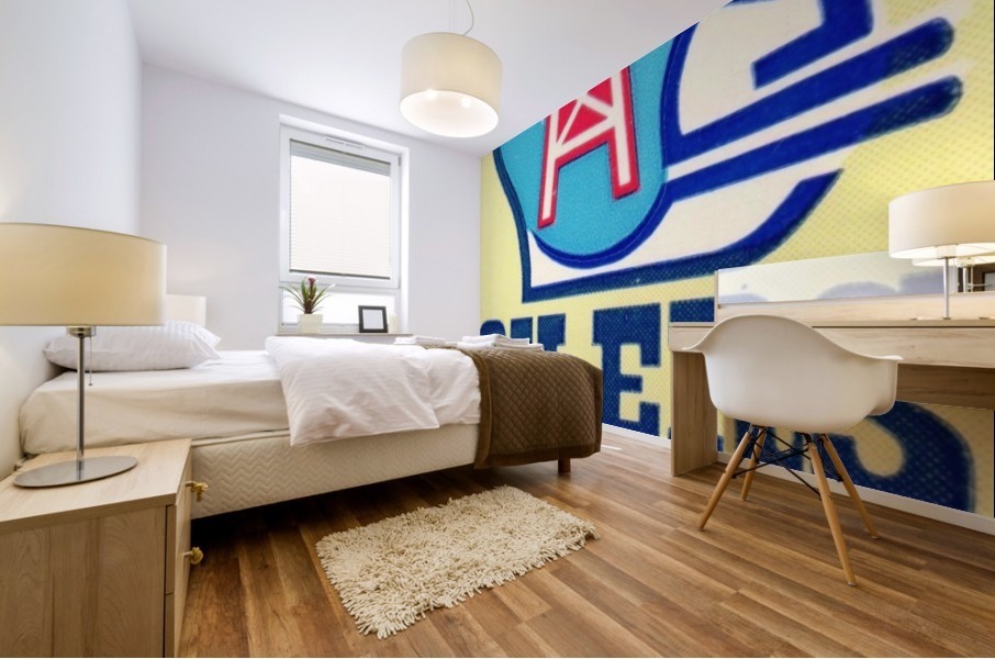 1974 Cardinals vs. Houston Oilers Football Ticket Art Mural print