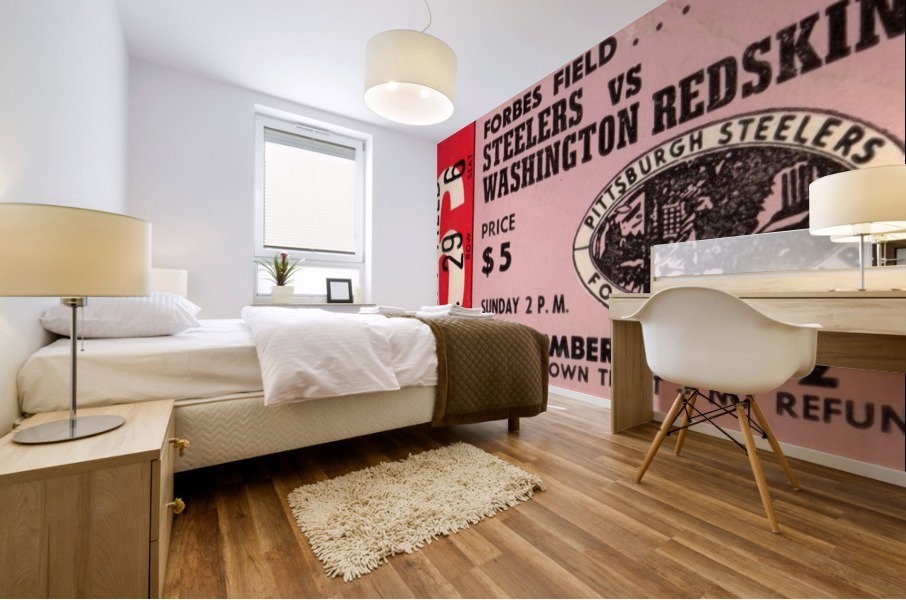 1962 Pittsburgh Steelers vs. Washington Redskins Mural print