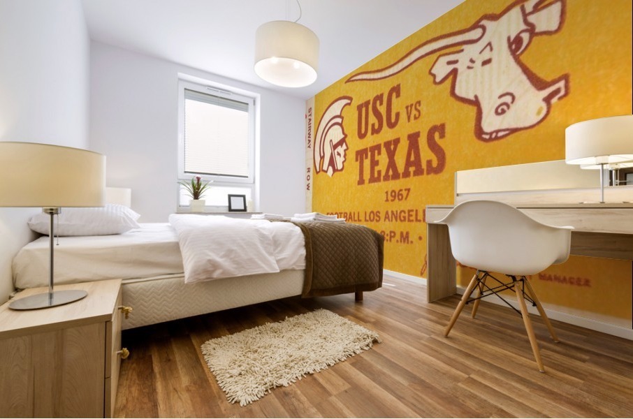 1967 USC vs. Texas  Mural print