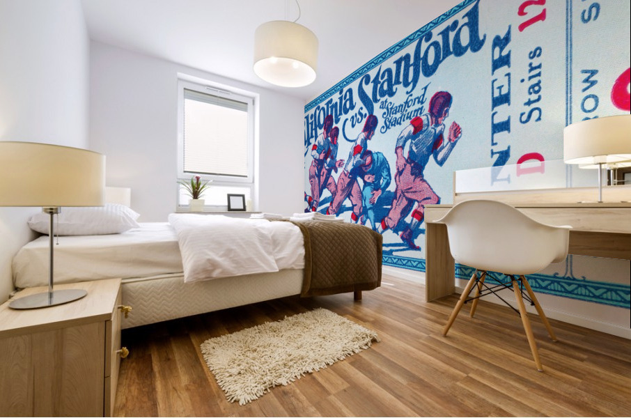 1929 California Bears at Stanford Indians Mural print