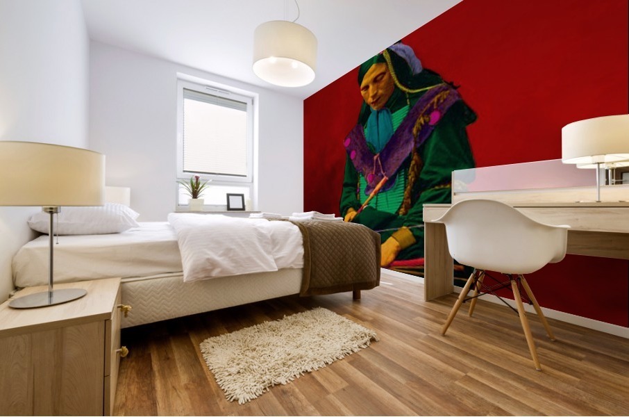 Native American Cherokee Pop Art Mural print