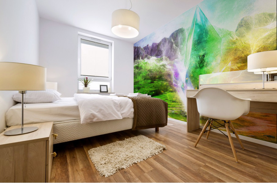 The Crystal of Dodona Mural print