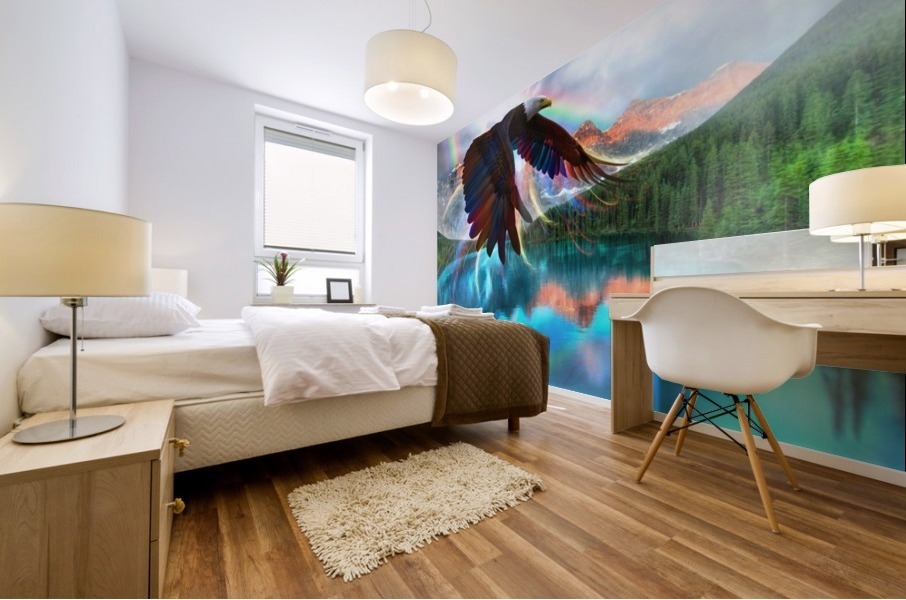 The Eagle Mural print