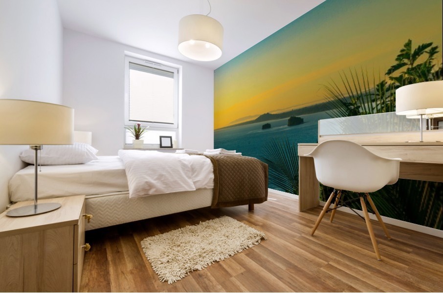 Sunrise Papua New Guinea Coast  Mural print