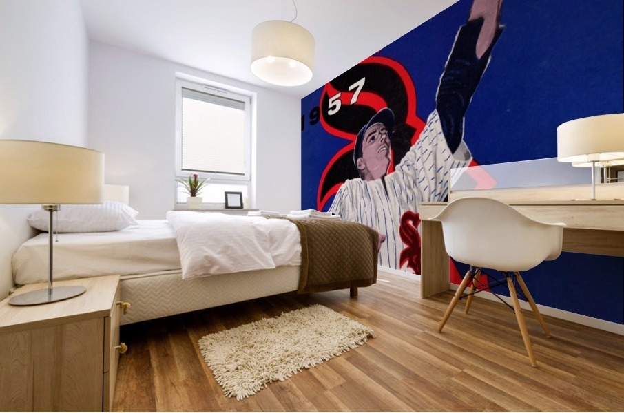 1957 Chicago White Sox Yearbook Wall Art_Vintage Baseball Art_Row One Brand Sports Print Mural print