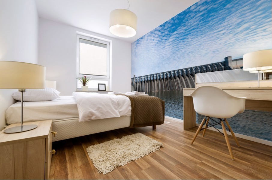 Lake Strom Thurmond Dam   Augusta GA 0705 Mural print