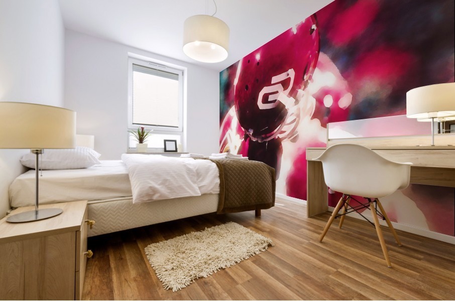 oklahoma sooners football helmet ou football Mural print