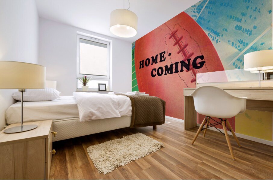 1935 Baylor Bears vs. TCU Horned Frogs Cover Art Mural print